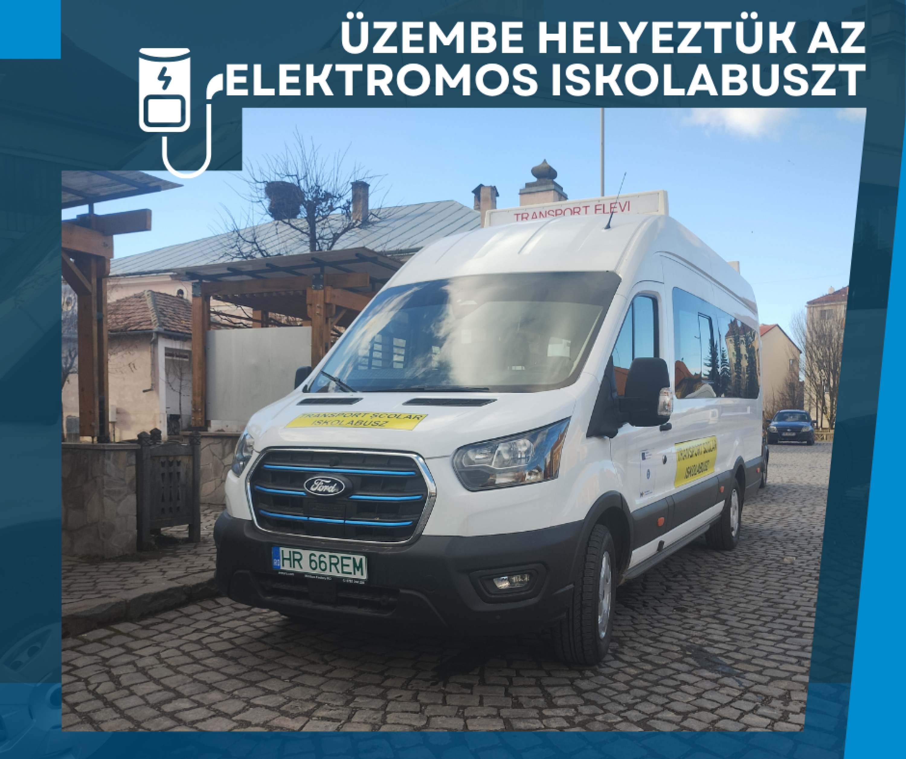 Elindult az új elektromos iskolabusz!