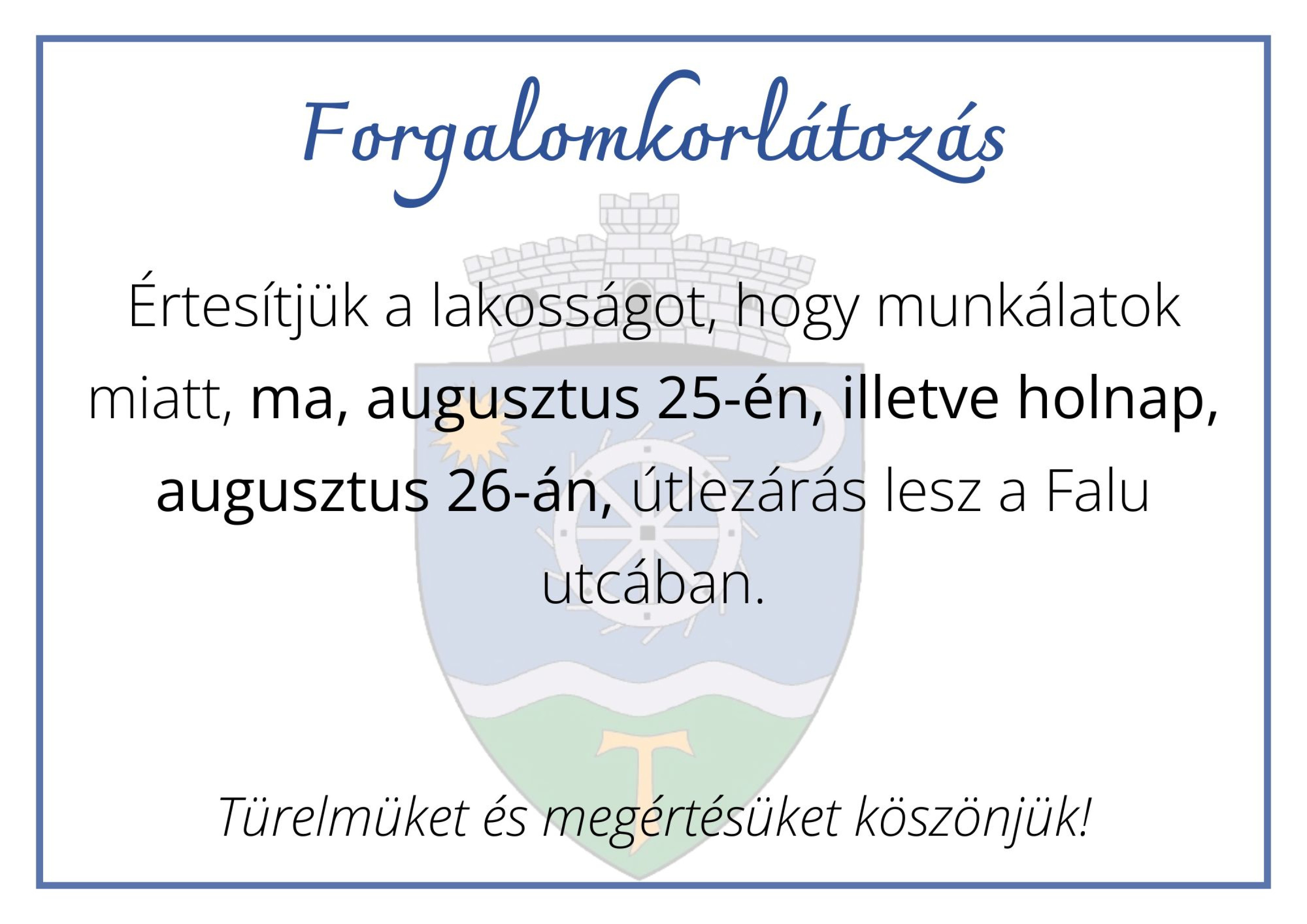 Forgalomkorlátozás