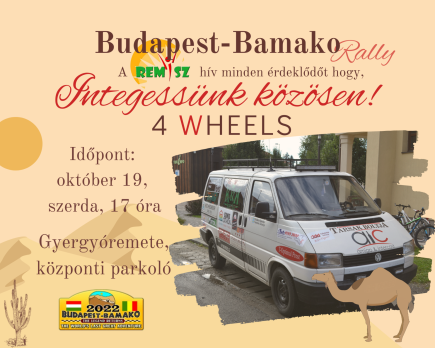 A REMISZ felhívása: Kívánjunk szerencsét együtt az afrikai úthoz!