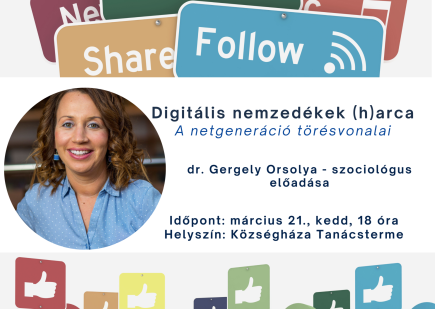 Tudományos, ismeretterjesztő előadás - Gergely Orsolya