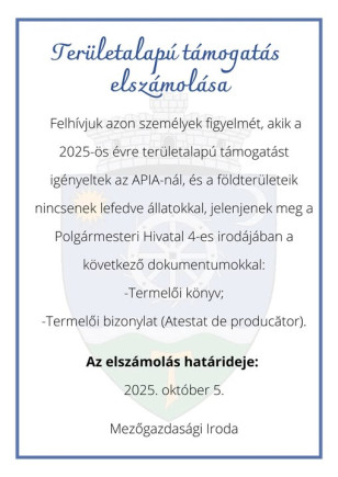 Decontarea subvențiilor pe suprafață