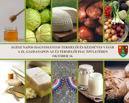 Egész napos termelői és kézműves vásár