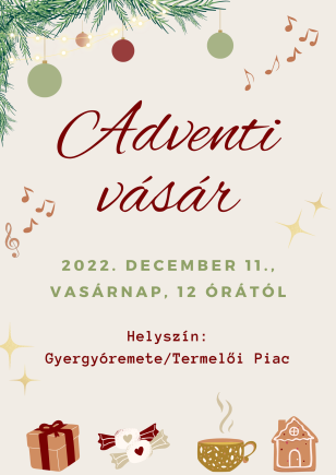 Adventi vásár a Termelői Piacon