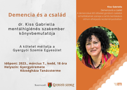 dr. Kiss Gabriella könyvbemutatója