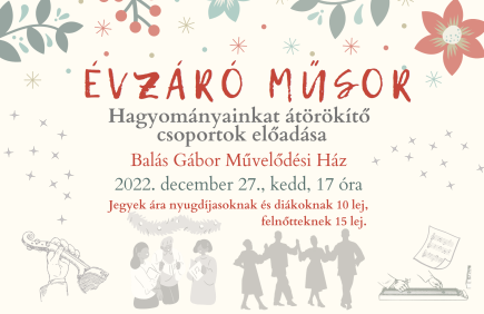Népi évadzáró műsor
