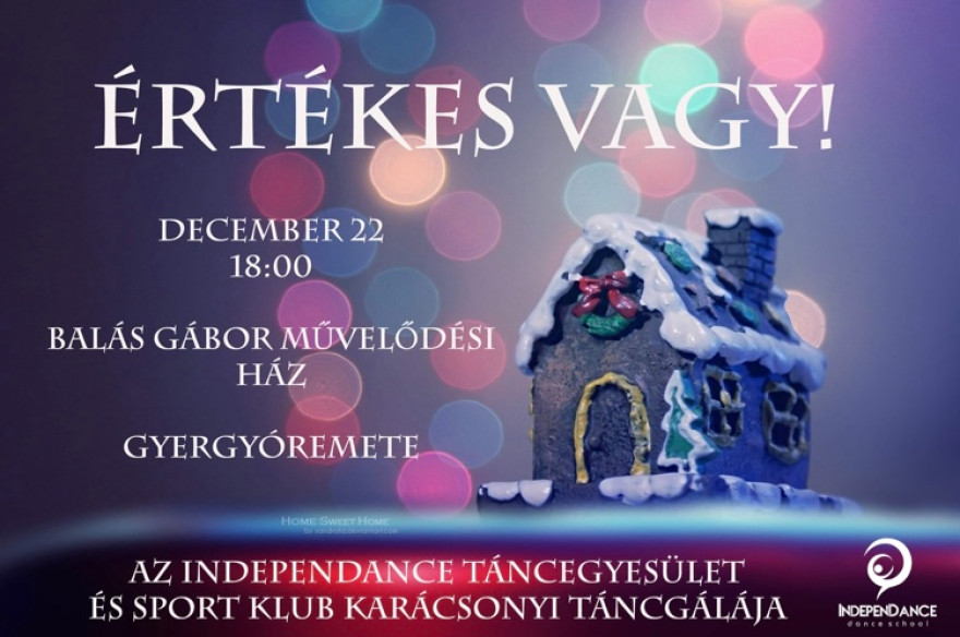 Az IndepenDance Táncegyesület karácsonyi táncgálája